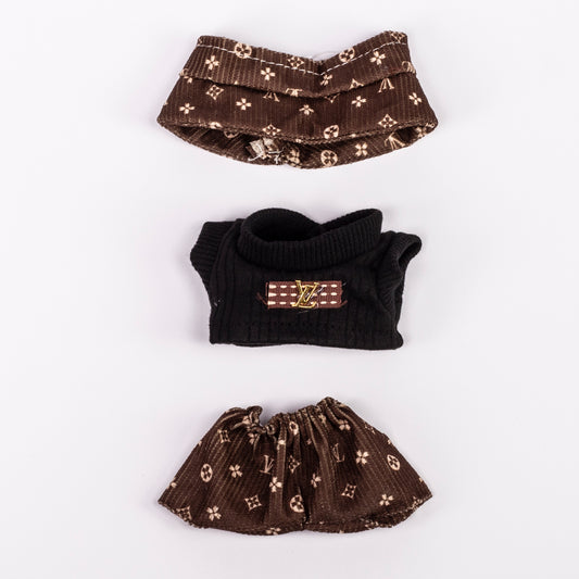 Luxury Set with Black Sweater for Collectible Figures