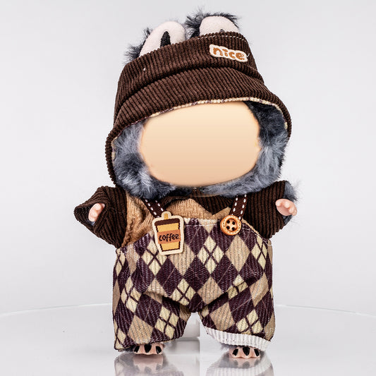 Vintage Szett – Old Money Stílusú Felső Overallal & Meleg Sapkával