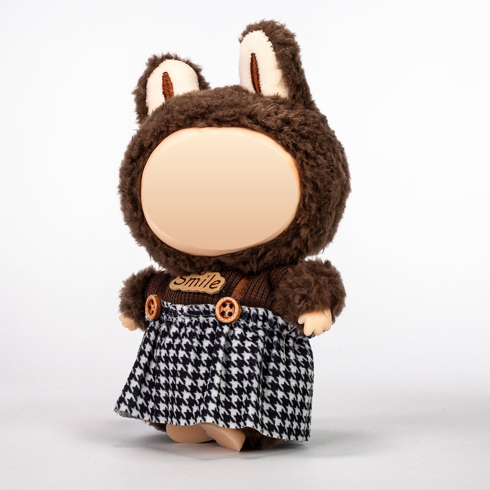 Plaid Skirt Outfit for Collectible Figures
