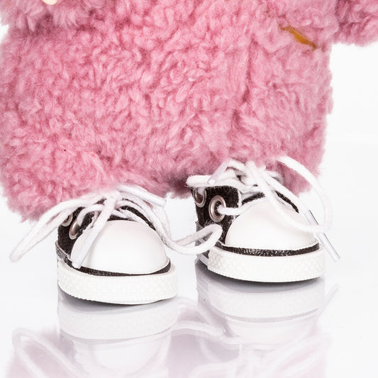 Black Training Shoes for Collectible Figures