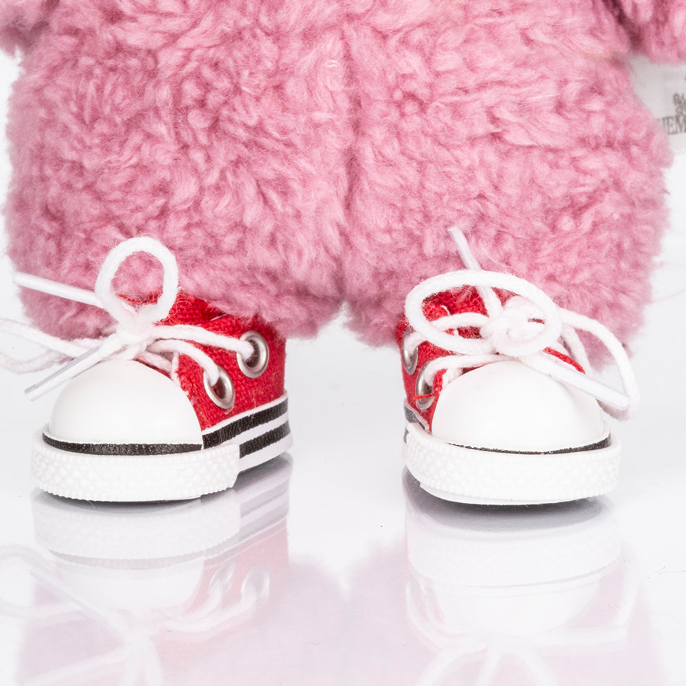 Red Training Shoes for Collectible Figures