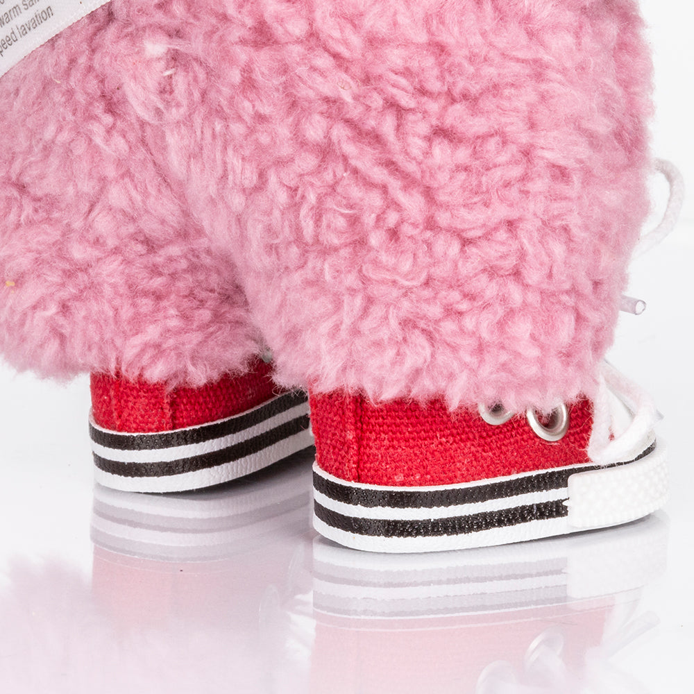 Red Training Shoes for Collectible Figures