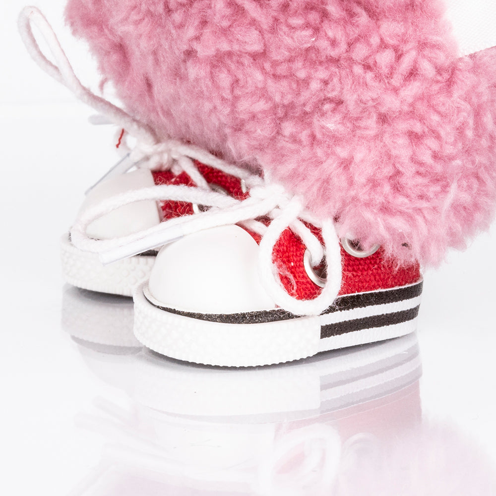 Red Training Shoes for Collectible Figures